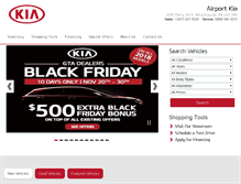 Tablet Screenshot of airportkia.ca